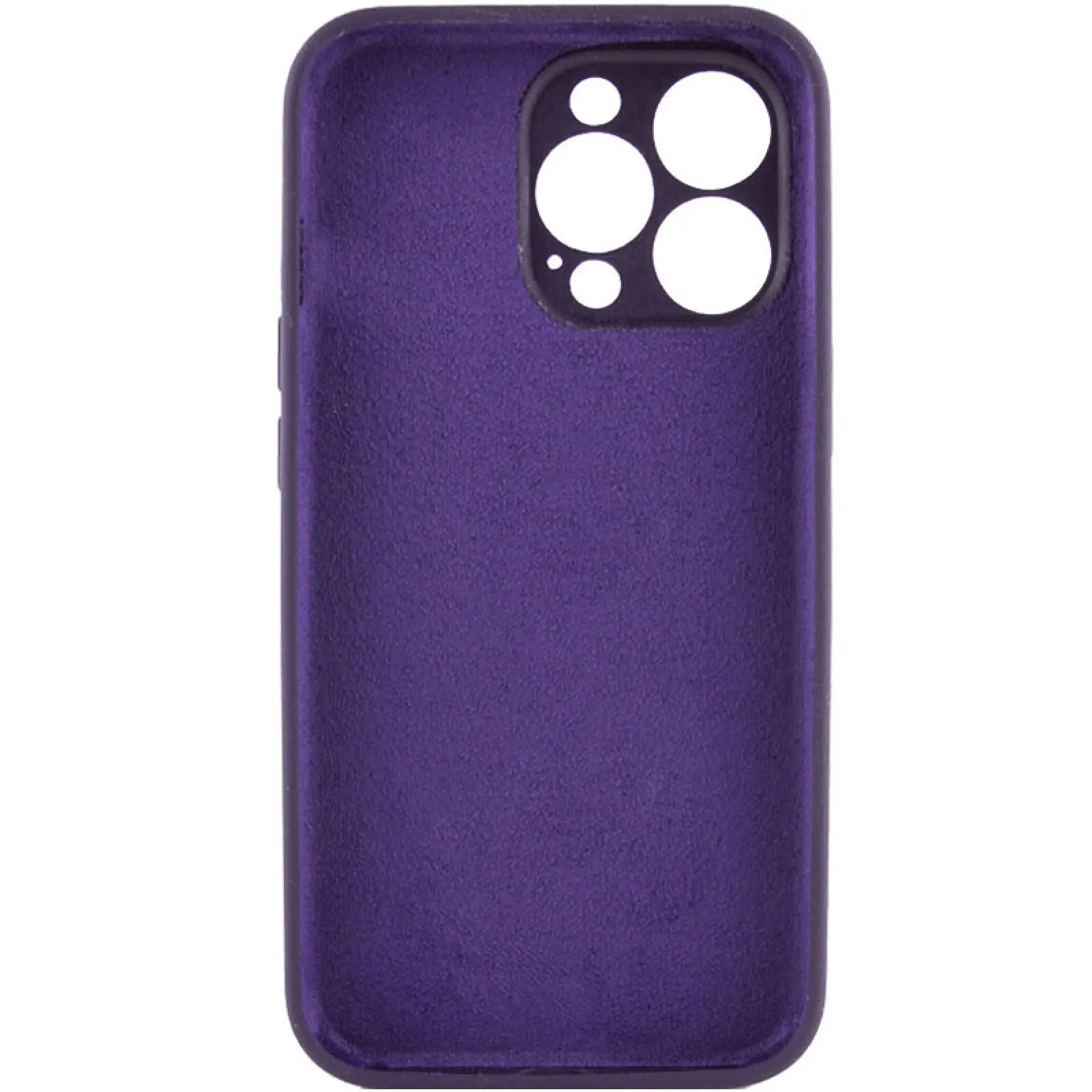 Чехол Silk Full Camera Protective (AA) NO LOGO для Apple iPhone 16 Pro (6.3"), Фиолетовый / Elderberry 1, Силикон, купить оптом с доставкой
