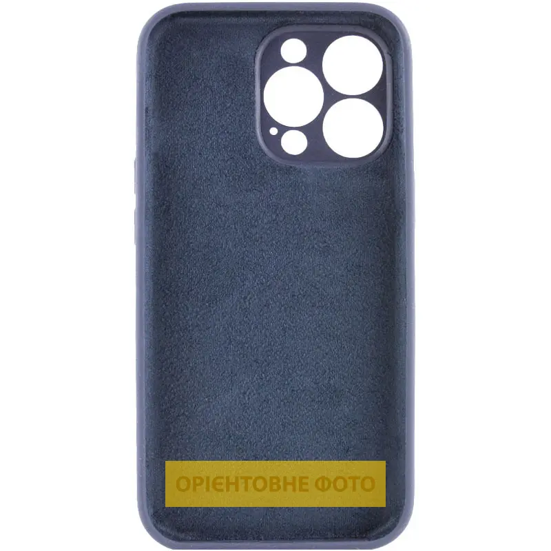 Чехол Silk Full Camera Protective (AA) NO LOGO для Apple iPhone 16 Plus (6.7"), Темно-синий / Midnight blue 1, Силикон, купить оптом с доставкой