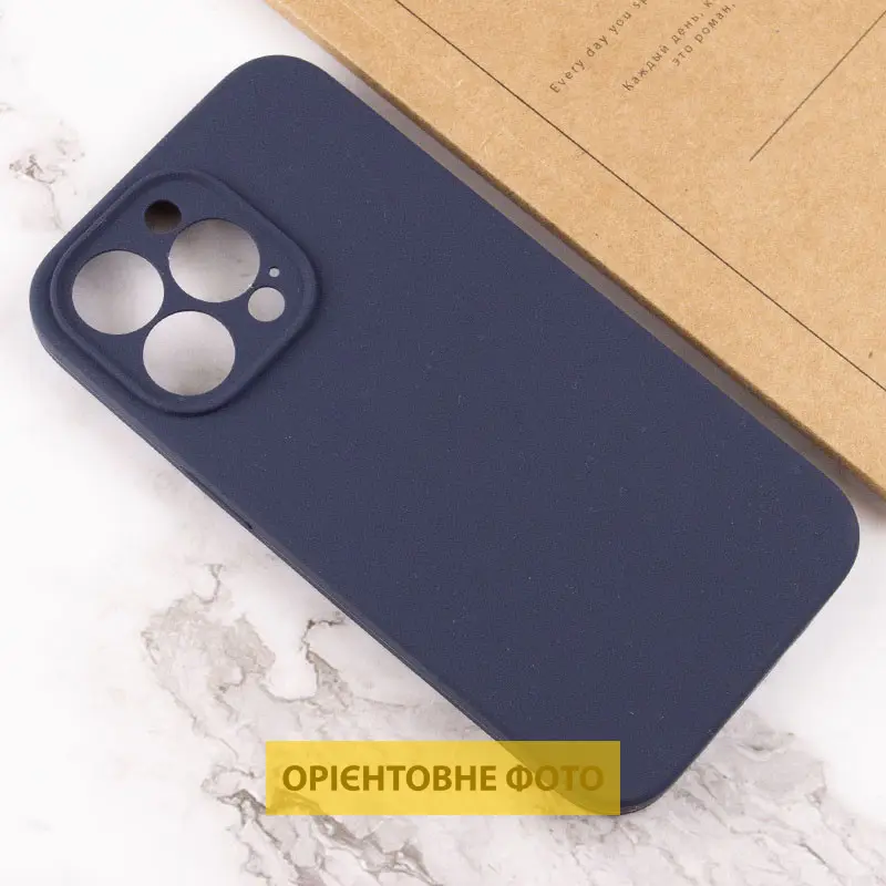 Чехол Silk Full Camera Protective (AA) NO LOGO для Apple iPhone 16 Plus (6.7"), Темно-синий / Midnight blue 2, Силикон, купить оптом с доставкой