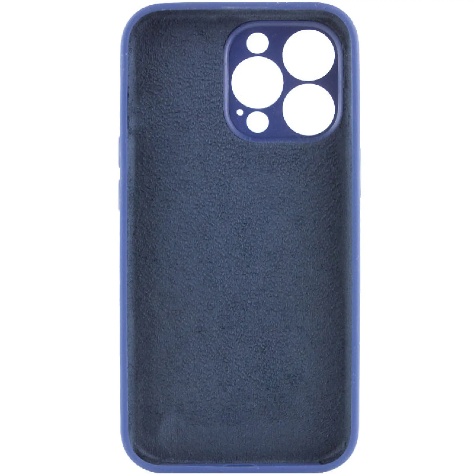 Чехол Silk Full Camera Protective (AA) NO LOGO для Apple iPhone 16 Pro Max (6.9"), Синий / Deep navy 1, Силикон, купить оптом с доставкой