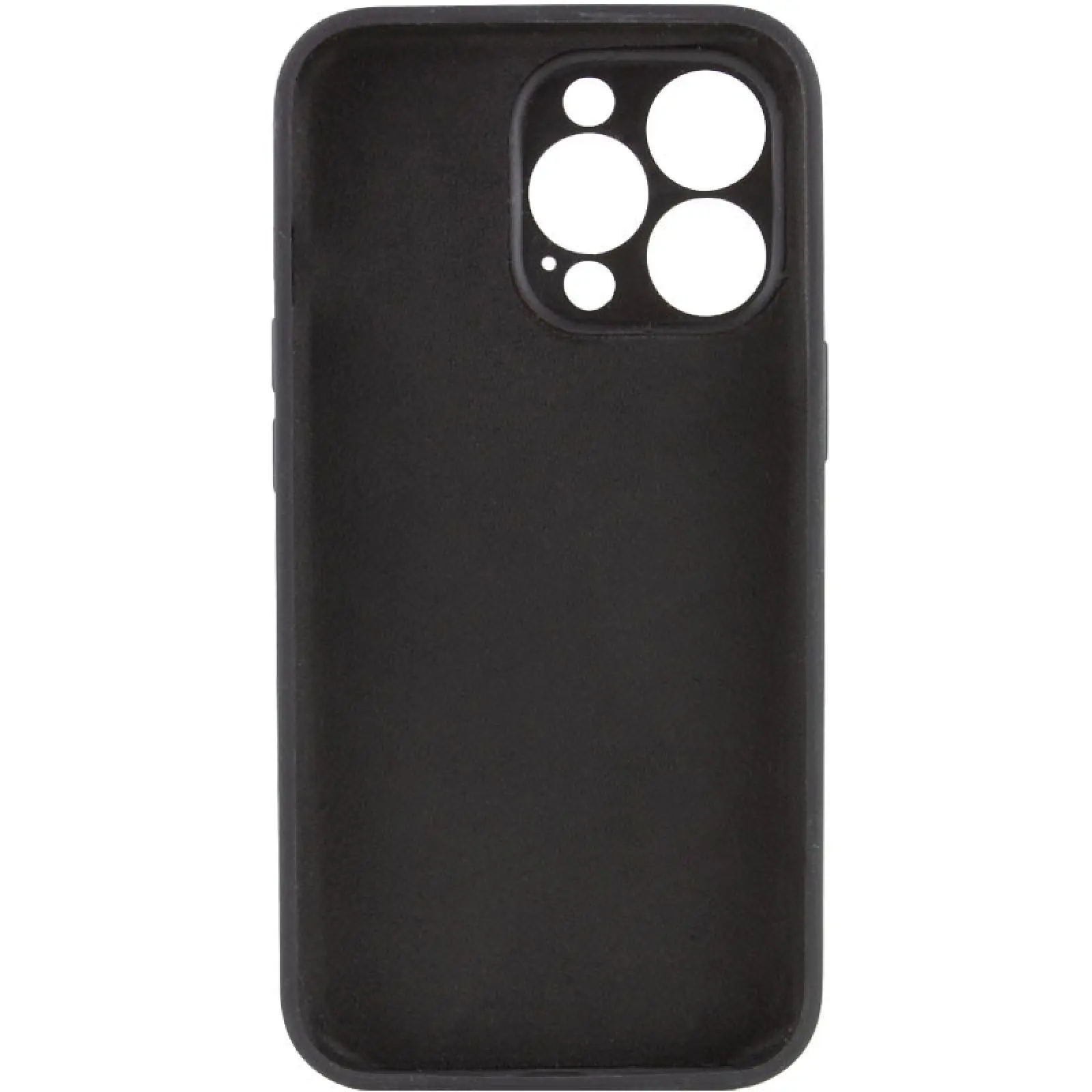 Чехол Silk Full Camera Protective (AA) NO LOGO для Apple iPhone 16 Pro Max (6.9"), Черный / Black 1, Силикон, купить оптом с доставкой