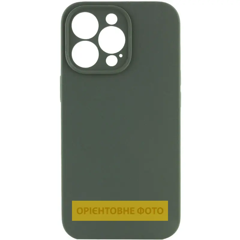 Чехол Silk Full Camera Protective (AA) NO LOGO для Apple iPhone 16e / 17e (6.1"), Зеленый / Cyprus Green, Силикон, купить оптом с доставкой