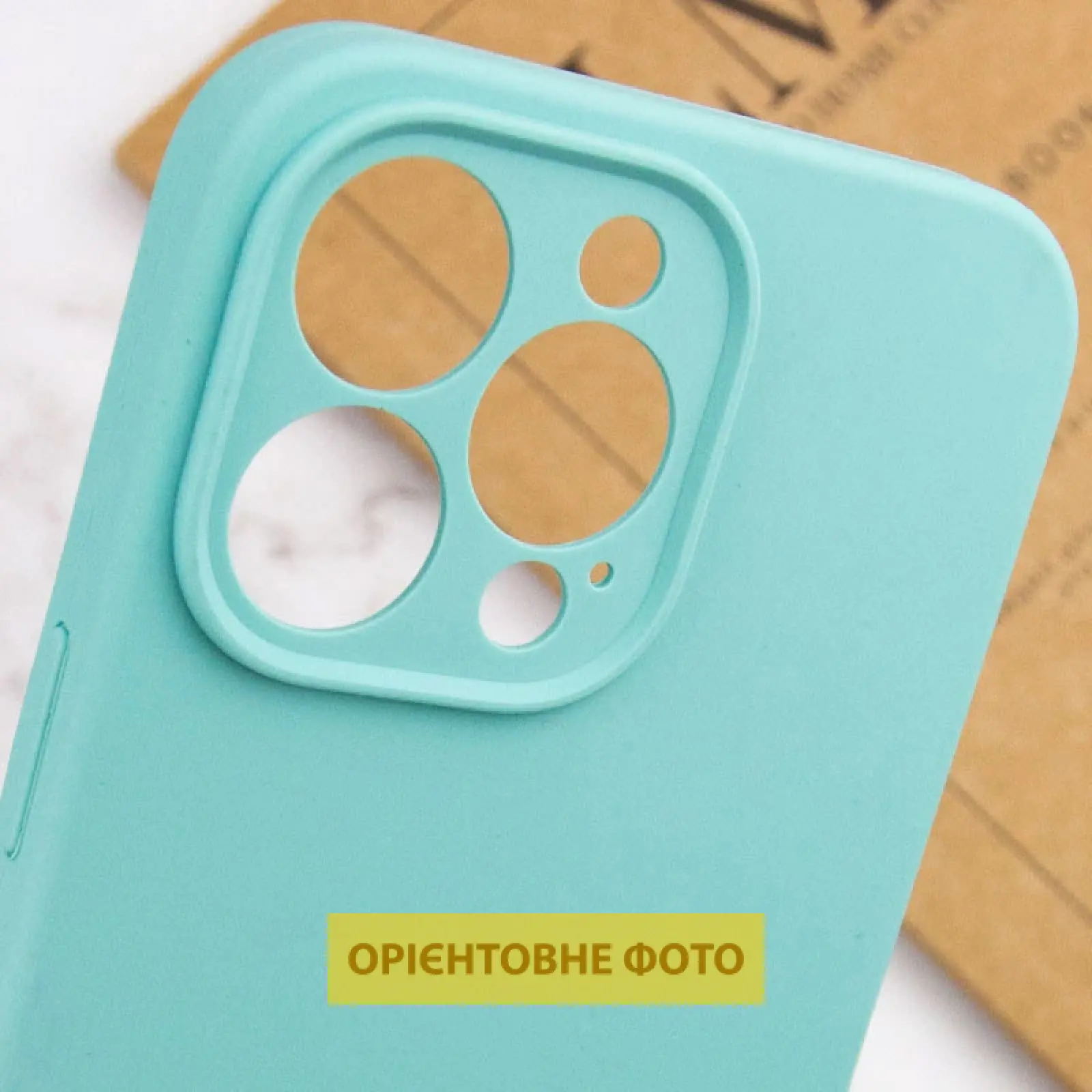 Чехол Silk Full Camera Protective (AA) NO LOGO для Apple iPhone 17 (6.3"), Бирюзовый / Marine Green 3, Силикон, купить оптом с доставкой