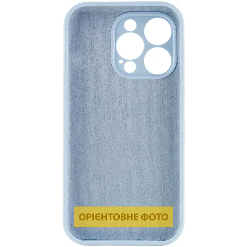 Чехол Silk Full Camera Protective (AA) NO LOGO для Apple iPhone 17 (6.3"), Голубой / Sweet Blue 1, Силикон, купить оптом с доставкой