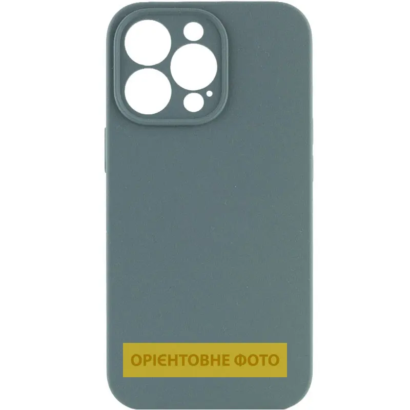 Чехол Silk Full Camera Protective (AA) NO LOGO для Apple iPhone 17 (6.3"), Зеленый / Pine green, Силикон, купить оптом с доставкой