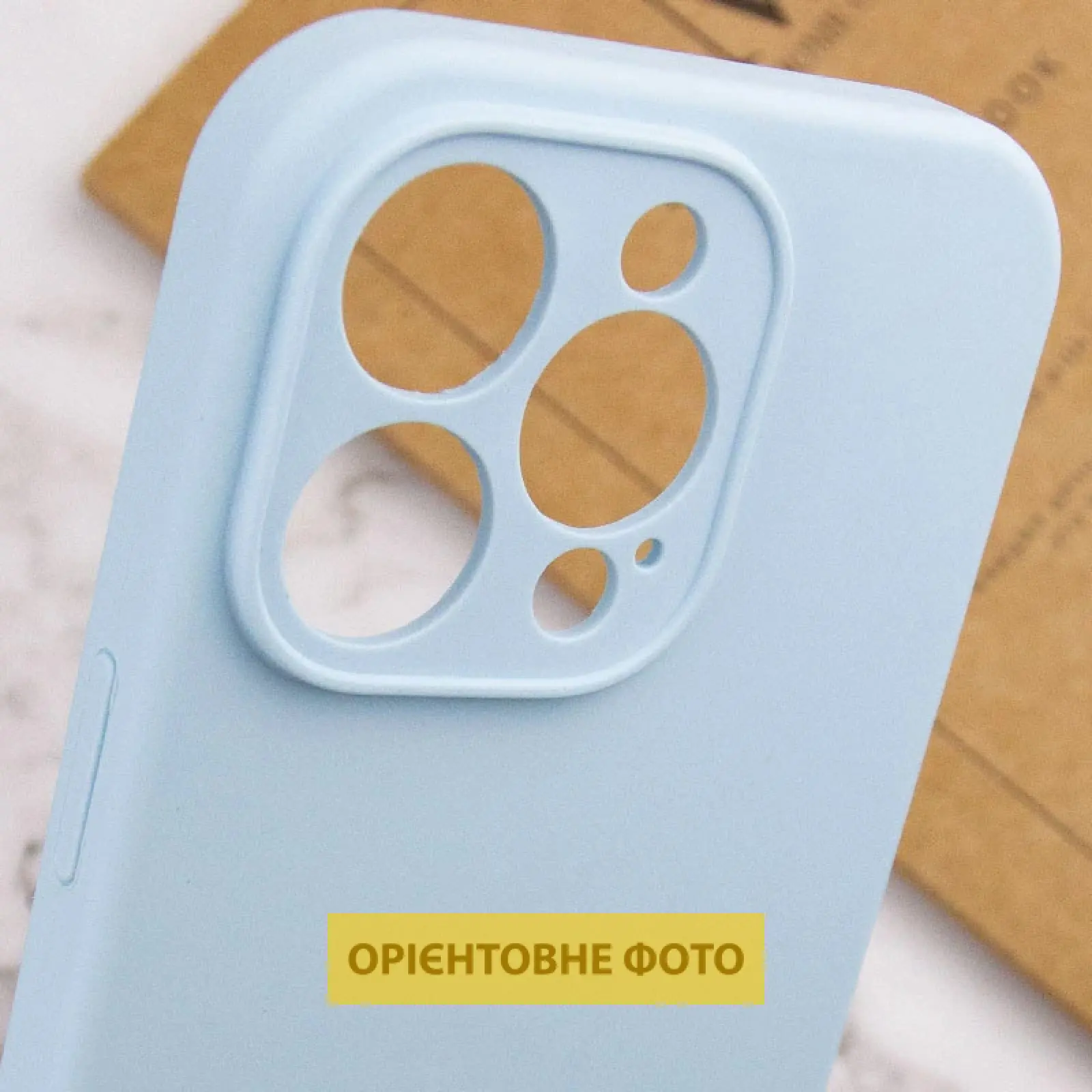 Чехол Silk Full Camera Protective (AA) NO LOGO для Apple iPhone 17 Pro (6.3"), Голубой / Sweet Blue 3, Силикон, купить оптом с доставкой