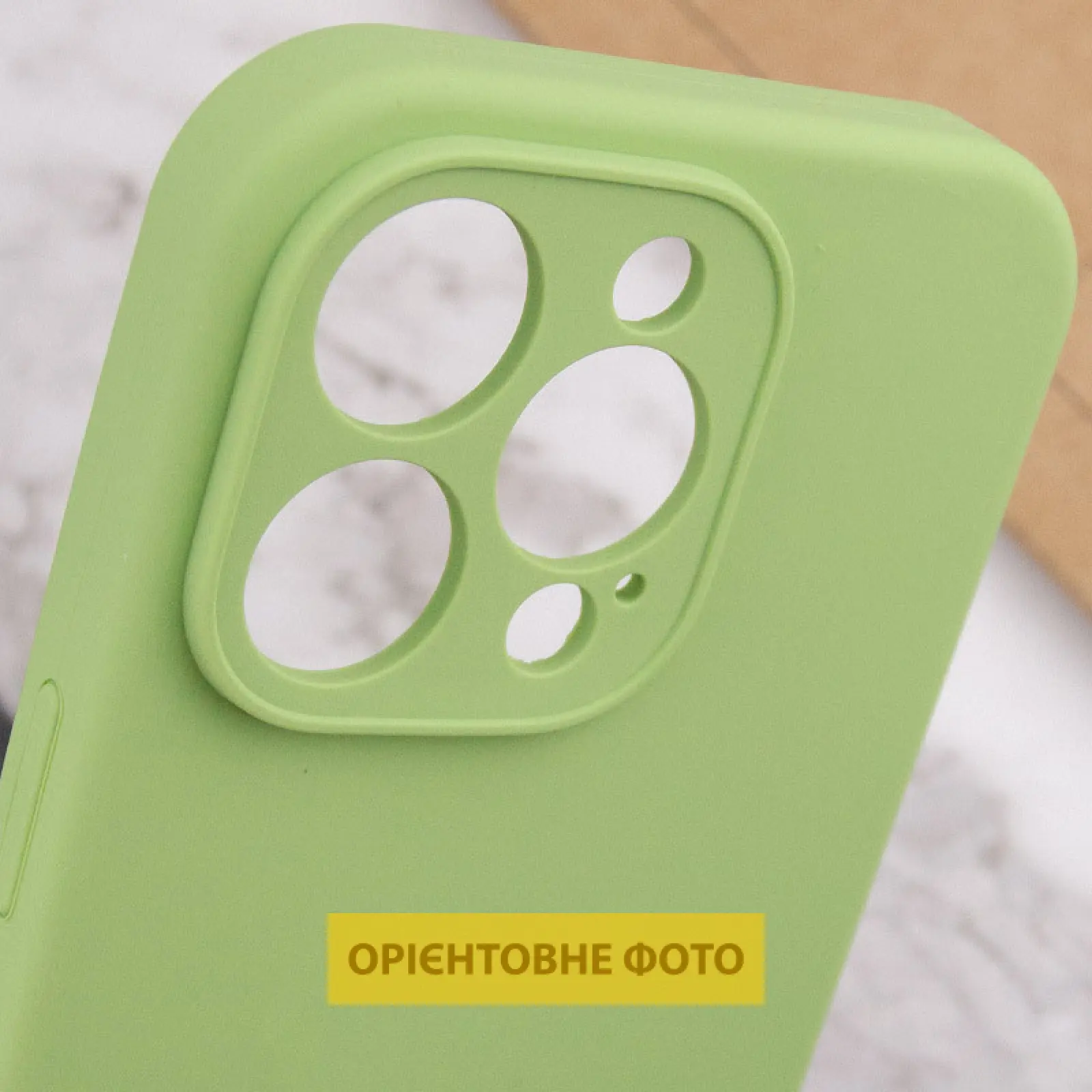 Чехол Silk Full Camera Protective (AA) NO LOGO для Apple iPhone 17 Pro (6.3"), Мятный / Mint 3, Силикон, купить оптом с доставкой