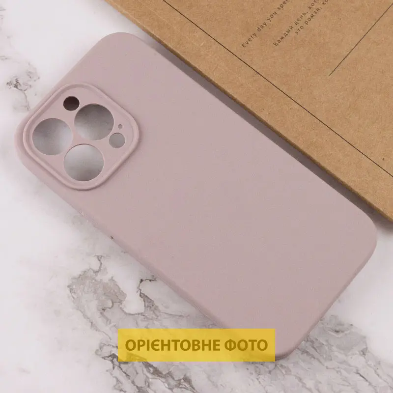 Чехол Silk Full Camera Protective (AA) NO LOGO для Apple iPhone 17 Pro (6.3"), Серый / Lavender 2, Силикон, купить оптом с доставкой