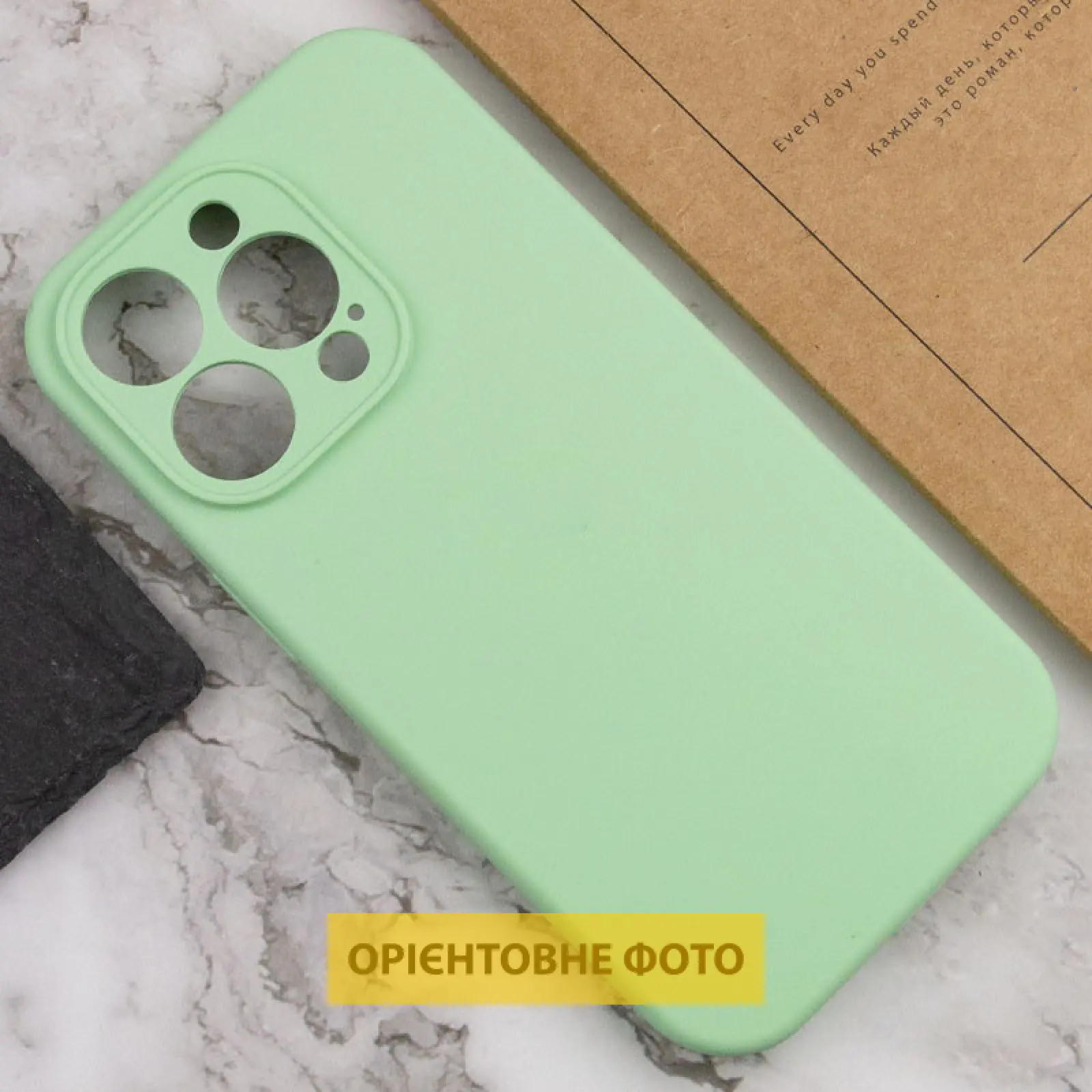 Чехол Silk Full Camera Protective (AA) NO LOGO для Apple iPhone 17 Pro Max (6.9"), Зеленый / Pistachio 2, Силикон, купить оптом с доставкой