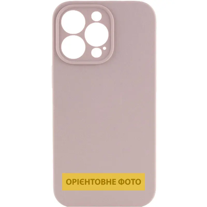 Чехол Silk Full Camera Protective (AA) NO LOGO для Apple iPhone 17 Pro Max (6.9"), Серый / Lavender, Силикон, купить оптом с доставкой