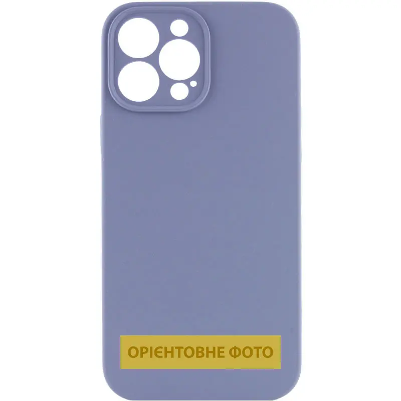 Чехол Silk Full Camera Protective (AA) NO LOGO для Apple iPhone 17 Pro Max (6.9"), Серый / Lavender Gray, Силикон, купить оптом с доставкой
