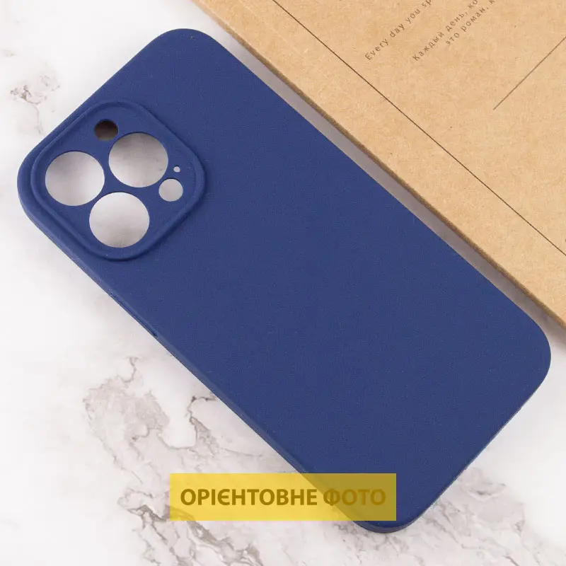 Чехол Silk Full Camera Protective (AA) NO LOGO для Apple iPhone 17 Pro Max (6.9"), Синий / Deep navy 2, Силикон, купить оптом с доставкой