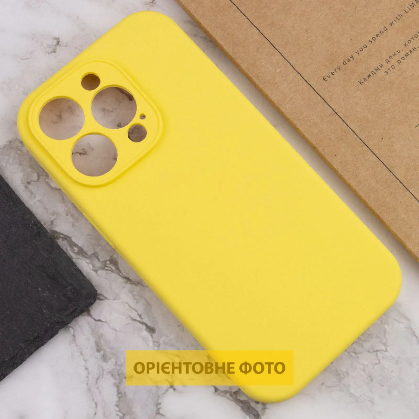Чехол Silk Full Camera Protective (AA) NO LOGO для Apple iPhone 17 Air (6.5"), Желтый / Yellow 2, Силикон, купить оптом с доставкой