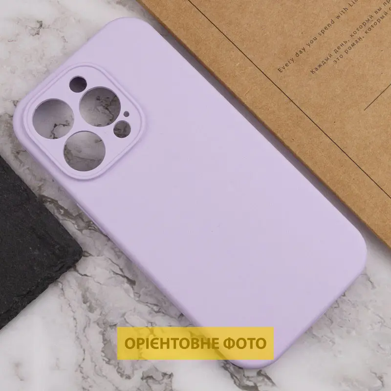 Чехол Silk Full Camera Protective (AA) NO LOGO для Apple iPhone 17 Air (6.5"), Сиреневый / Lilac 2, Силикон, купить оптом с доставкой