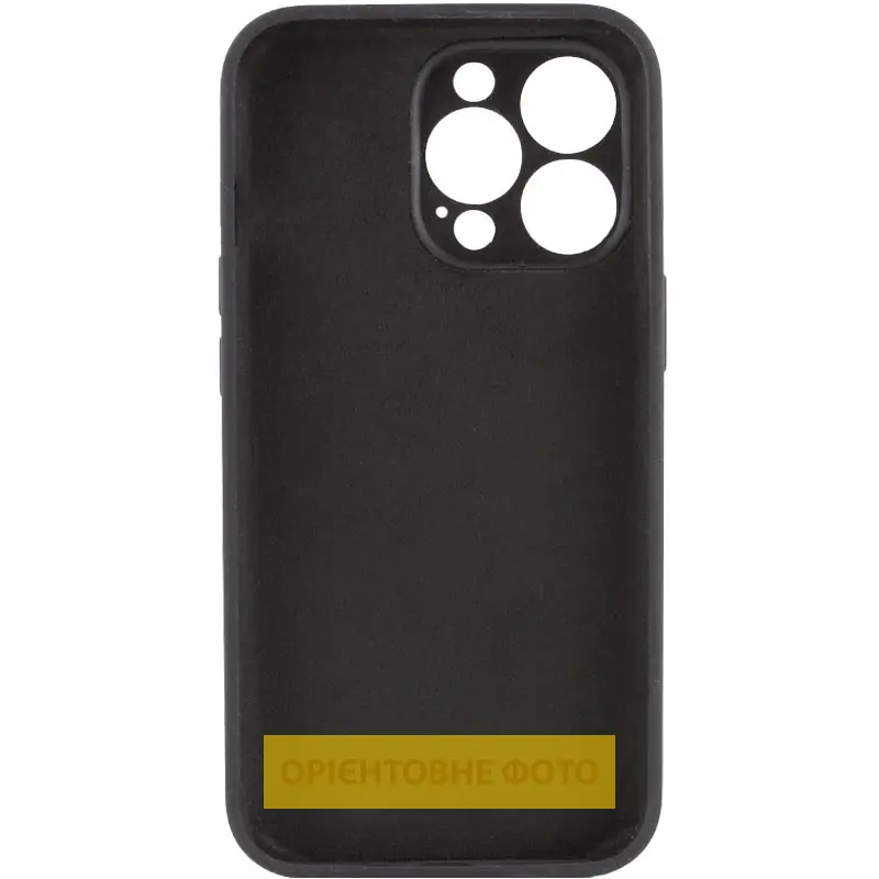 Чехол Silk Full Camera Protective (AA) NO LOGO для Apple iPhone 17 Air (6.5"), Черный / Black 1, Силикон, купить оптом с доставкой