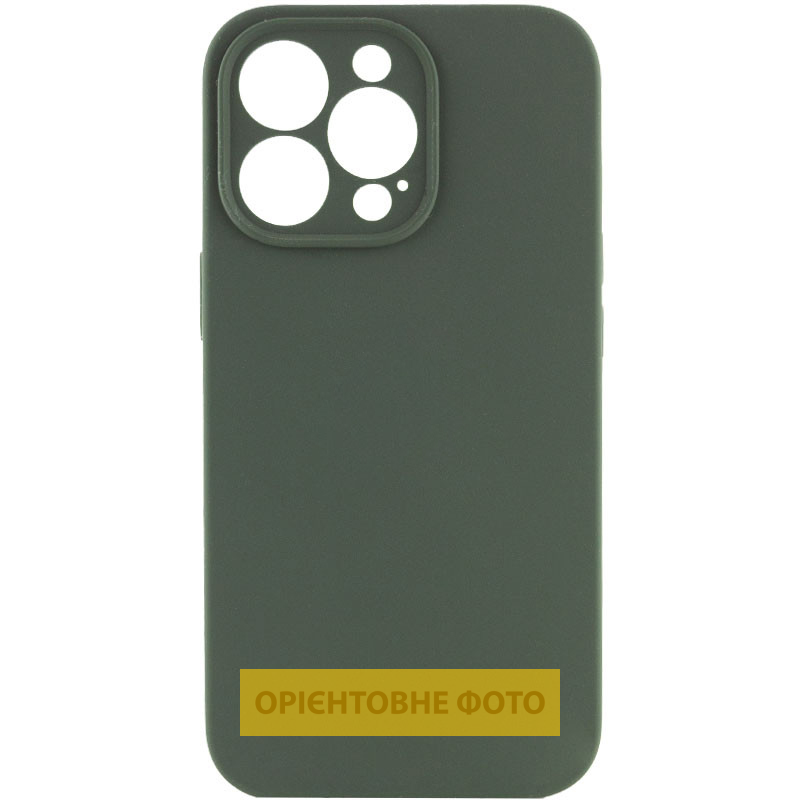 Чехол Silk Full Camera Protective (AA) NO LOGO для Apple iPhone 18, Зеленый / Cyprus Green, Силикон, купить оптом с доставкой