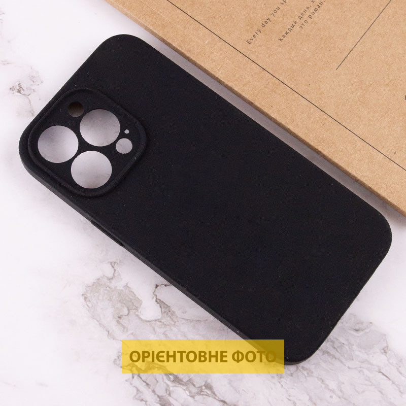 Чехол Silk Full Camera Protective (AA) NO LOGO для Apple iPhone 18, Черный / Black 2, Силикон, купить оптом с доставкой