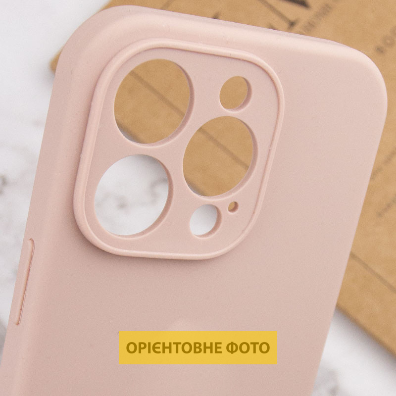 Чехол Silk Full Camera Protective (AA) NO LOGO для Apple iPhone 18 Pro, Розовый / Pink Sand 3, Силикон, купить оптом с доставкой