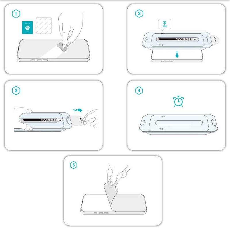 Загартоване захисне скло Nillkin Amazing CP+PRO для Apple iPhone 17 Pro (6.3) з аплікатором на малюнкі №5