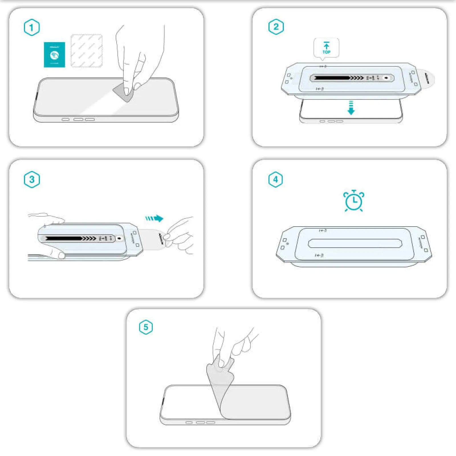 Защитное стекло Nillkin (CP+PRO) для Apple iPhone 17 Pro (6.3") (+ аппликатор), Черный 4, Закаленное стекло, купить оптом с доставкой