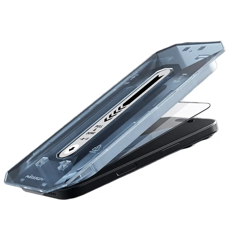 Защитное стекло Nillkin (CP+PRO) для Apple iPhone 17 Air (6.5") (+ аппликатор), Черный 3, Закаленное стекло, купить оптом с доставкой
