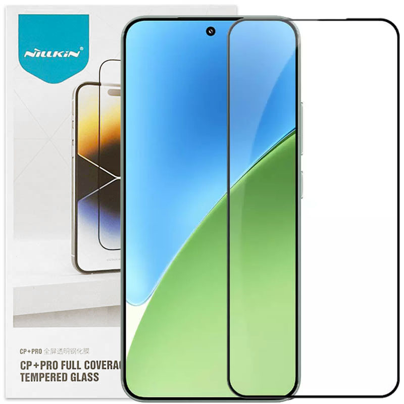Захисне скло Nillkin (CP+PRO) для Xiaomi 17T Pro, Чорний, Загартоване скло, купити оптом з доставкою
