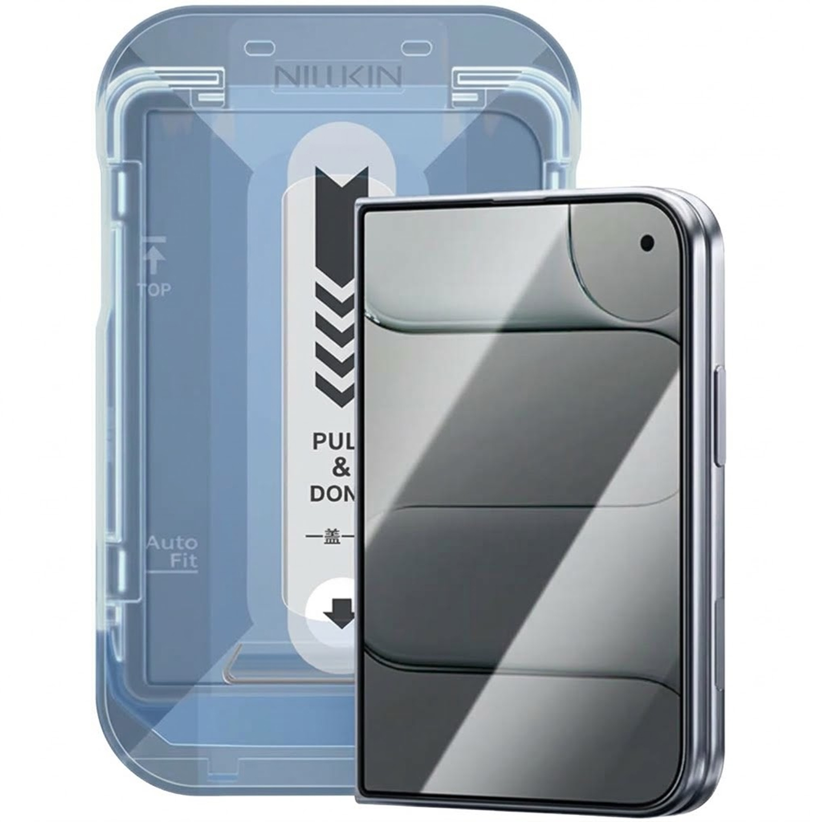 Защитное стекло Nillkin (CP+PRO) для Apple iPhone Duo (5.4") (+ аппликатор), Черный 3, Закаленное стекло, купить оптом с доставкой