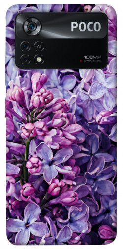 Чехол itsPrint Violet blossoms для Xiaomi Poco X4 Pro 5G
