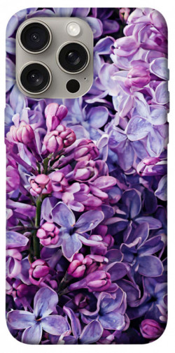 Чохол itsPrint Violet blossoms для Apple iPhone 15 Pro Max (6.7")