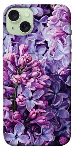Чехол itsPrint Violet blossoms для Apple iPhone 15 Plus (6.7")