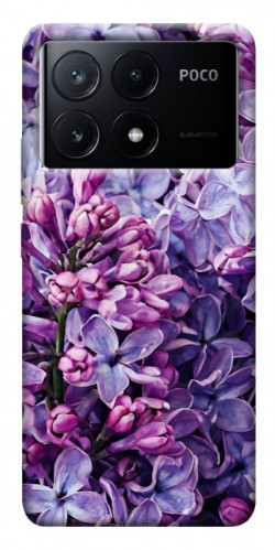 Чехол itsPrint Violet blossoms для Xiaomi Poco X6