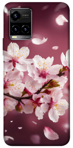 Чехол itsPrint Sakura для Vivo Y21 / Y33s