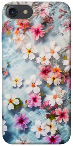 Чохол itsPrint Floating flowers для Apple iPhone 7 / 8 (4.7")