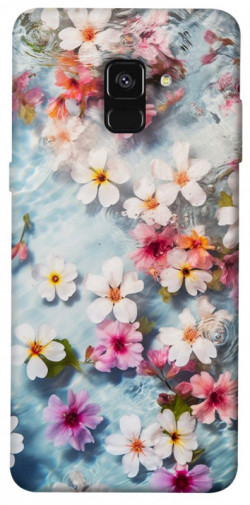 Чехол itsPrint Floating flowers для Samsung A530 Galaxy A8 (2018)