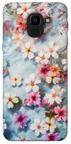 Чохол itsPrint Floating flowers для Samsung J600F Galaxy J6 (2018)
