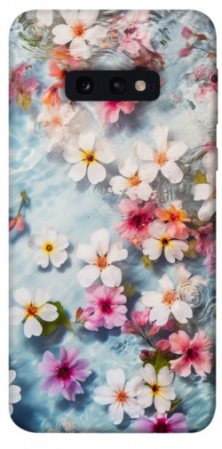 Чехол itsPrint Floating flowers для Samsung Galaxy S10e