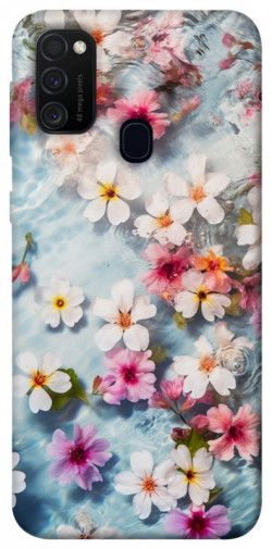 Чохол itsPrint Floating flowers для Samsung Galaxy M30s / M21