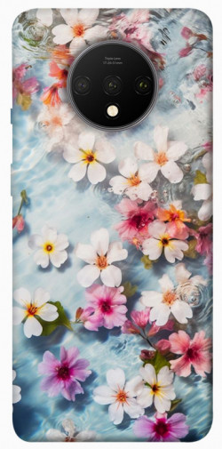 Чехол itsPrint Floating flowers для OnePlus 7T