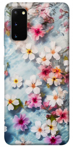 Чохол itsPrint Floating flowers для Samsung Galaxy S20