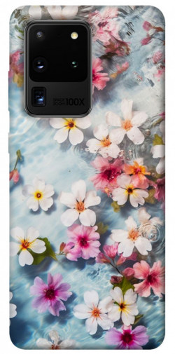 Чохол itsPrint Floating flowers для Samsung Galaxy S20 Ultra