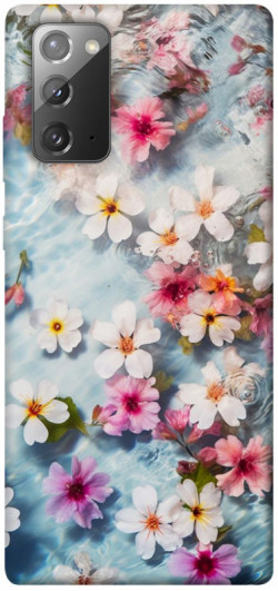 Чохол itsPrint Floating flowers для Samsung Galaxy Note 20