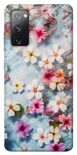 Чехол itsPrint Floating flowers для Samsung Galaxy S20 FE