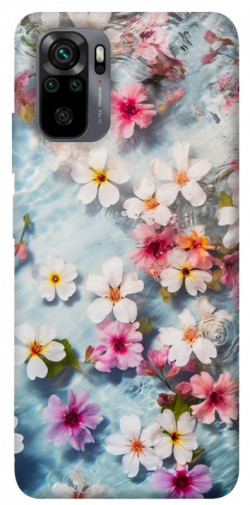 Чехол itsPrint Floating flowers для Xiaomi Redmi Note 10 / Note 10s