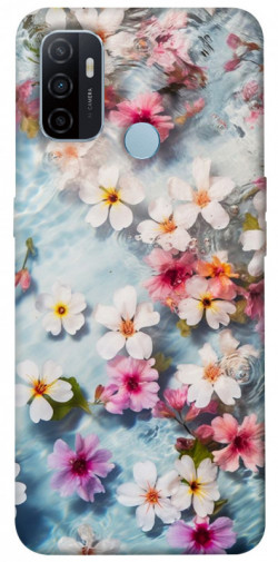 Чохол itsPrint Floating flowers для Oppo A53 / A32 / A33