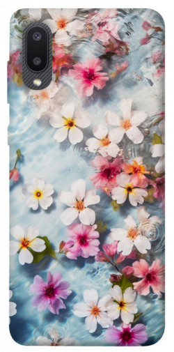 Чохол itsPrint Floating flowers для Samsung Galaxy A02