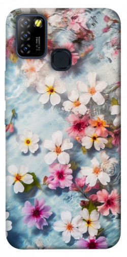 Чехол itsPrint Floating flowers для Infinix Hot 10 Lite