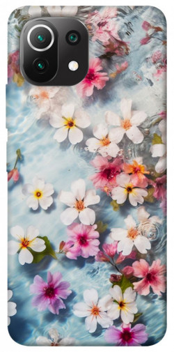 Чохол itsPrint Floating flowers для Xiaomi Mi 11 Lite