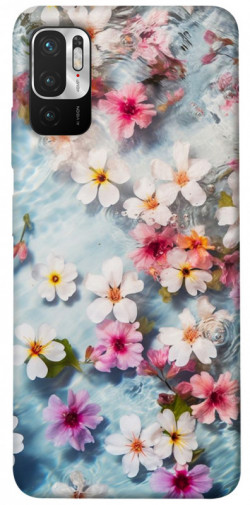 Чехол itsPrint Floating flowers для Xiaomi Redmi Note 10 5G