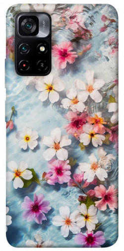 Чохол itsPrint Floating flowers для Xiaomi Poco M4 Pro 5G
