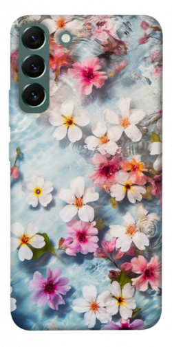 Чохол itsPrint Floating flowers для Samsung Galaxy S22+